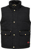 An image of a Custom Tough Duck Woodsman Vest in Black!