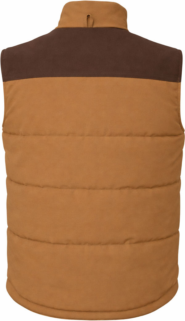 An image of a Custom Tough Duck Woodsman Vest in Brown!