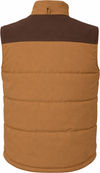An image of a Custom Tough Duck Woodsman Vest in Brown!