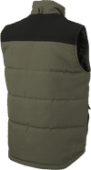 Am image of a Custom Tough Duck Woodsman Vest in Olive!