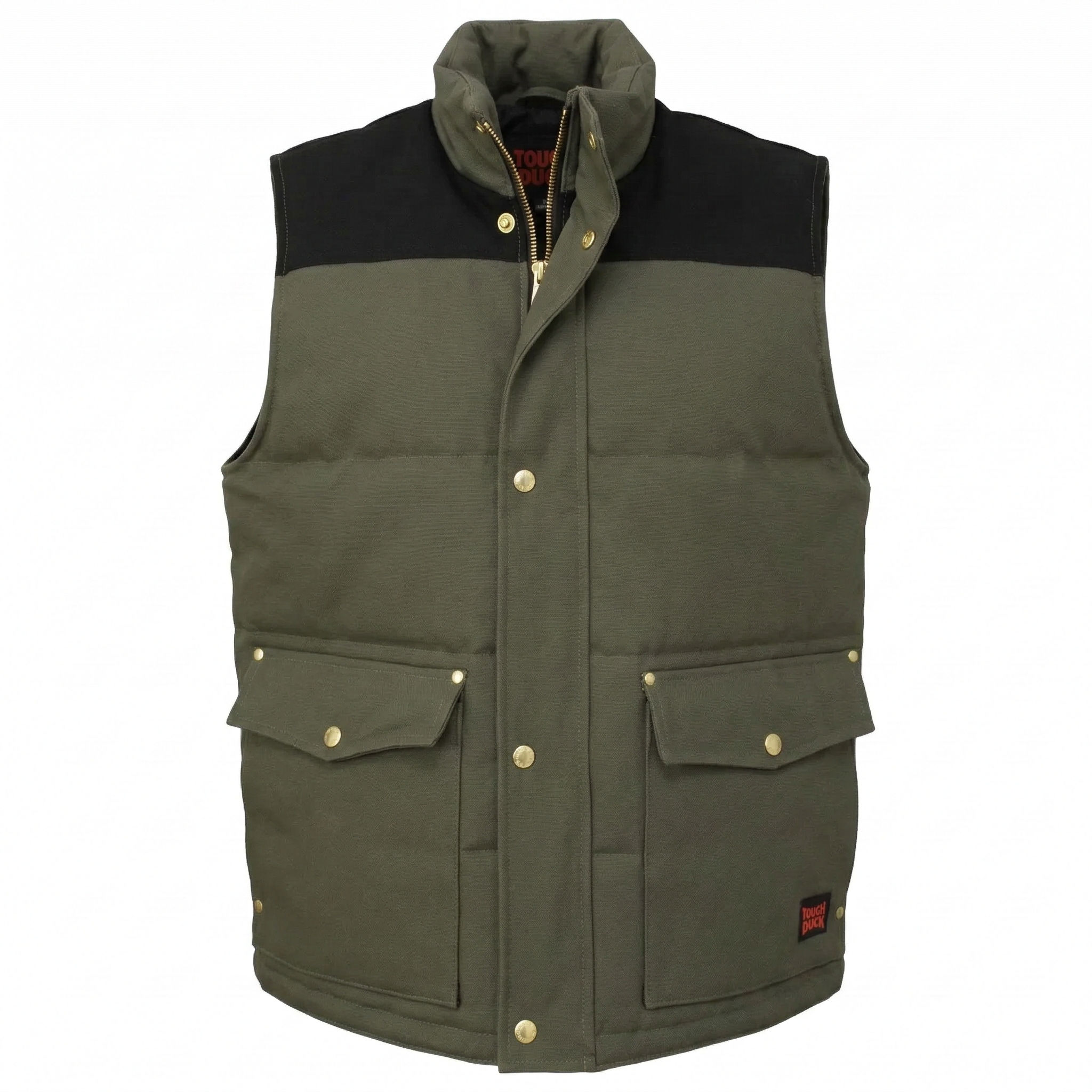 Tough Duck Woodsman Vest in Olive