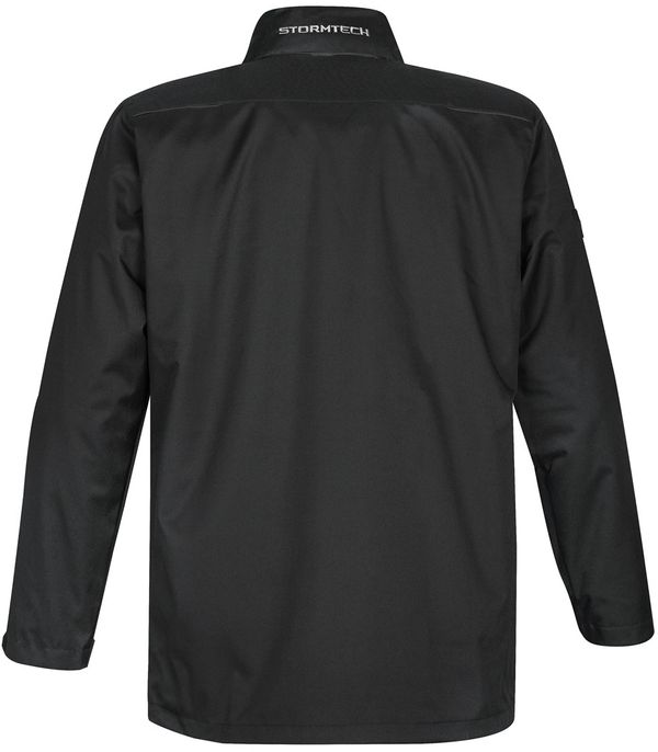 Am image of a Custom Stormtech Youth Vortex HD 3 in 1 System Parka in BLACK!