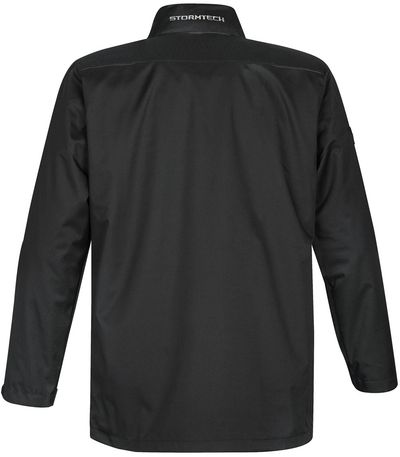 Am image of a Custom Stormtech Youth Vortex HD 3 in 1 System Parka in BLACK!