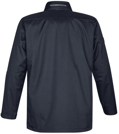 Am image of a Custom Stormtech Youth Vortex HD 3 in 1 System Parka in NAVY!