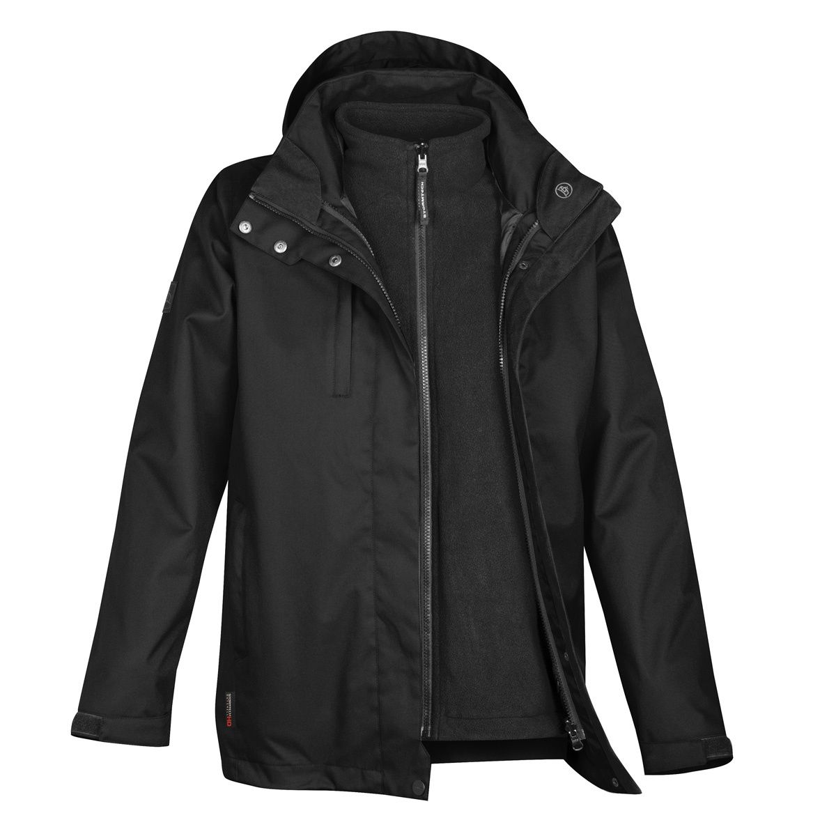 Stormtech Women's Vortex HD 3 In 1 System Parka in Black