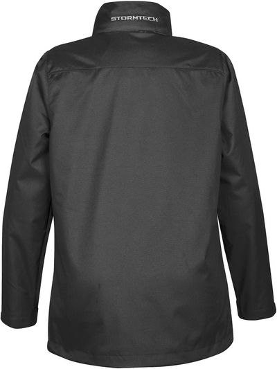 Am image of a Custom Stormtech Women's Vortex HD 3 In 1 System Parka in Granite!