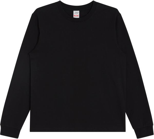 Am image of a Custom Made Blanks Gym Class Longsleeve Tshirt in Phantom Black!