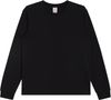 Am image of a Custom Made Blanks Gym Class Longsleeve Tshirt in Phantom Black!