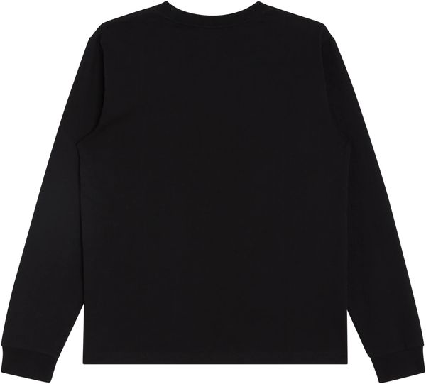 Am image of a Custom Made Blanks Gym Class Longsleeve Tshirt in Phantom Black!