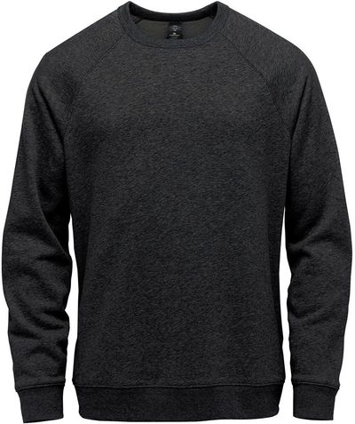 Am image of a Custom Stormtech Monashee Fleece Crew Neck in Black!