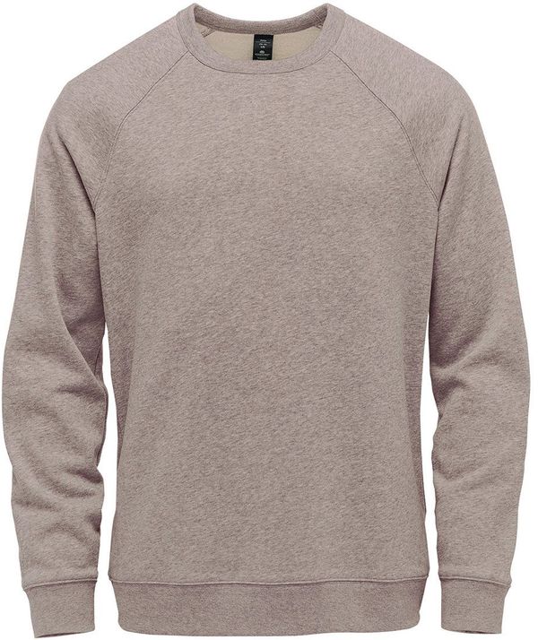 Am image of a Custom Stormtech Monashee Fleece Crew Neck in Taupe!