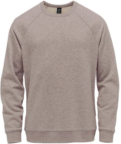 Am image of a Custom Stormtech Monashee Fleece Crew Neck in Taupe!