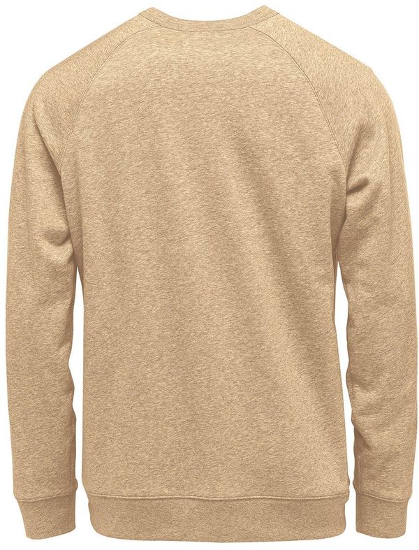 Am image of a Custom Stormtech Monashee Fleece Crew Neck in Oatmeal Heather!