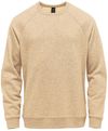 Am image of a Custom Stormtech Monashee Fleece Crew Neck in Oatmeal Heather!