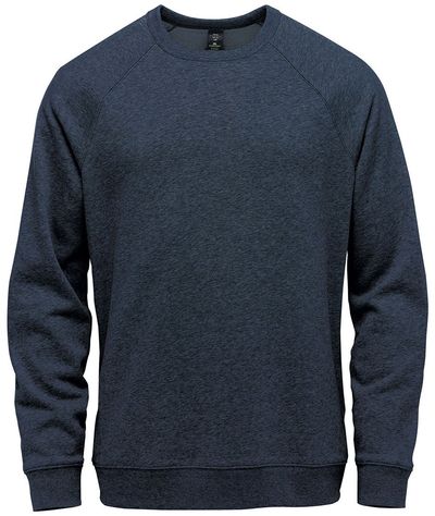 Am image of a Custom Stormtech Monashee Fleece Crew Neck in Navy!