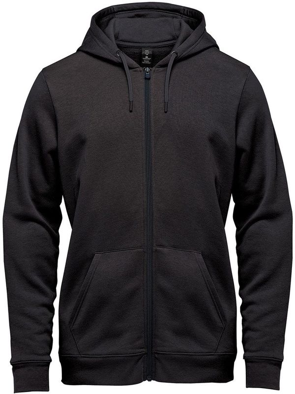 Am image of a Custom Stormtech Monashee Fleece Full Zip Hoody in Black!