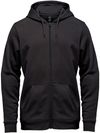 Am image of a Custom Stormtech Monashee Fleece Full Zip Hoody in Black!