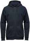 Am image of a Custom Stormtech Monashee Fleece Full Zip Hoody in Navy!