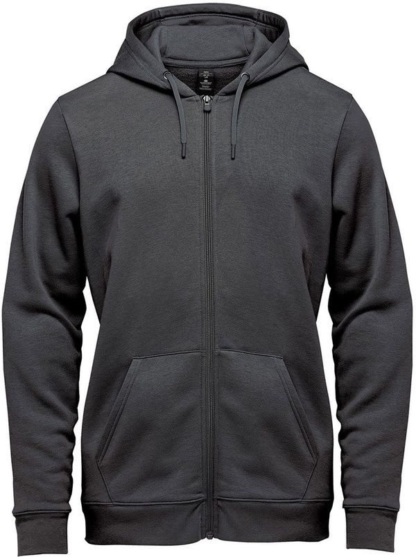 Am image of a Custom Stormtech Monashee Fleece Full Zip Hoody in Charcoal Heather!