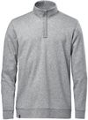 Am image of a Custom Stormtech Men's Monashee Quarter Zip Pullover in Granite Heather!