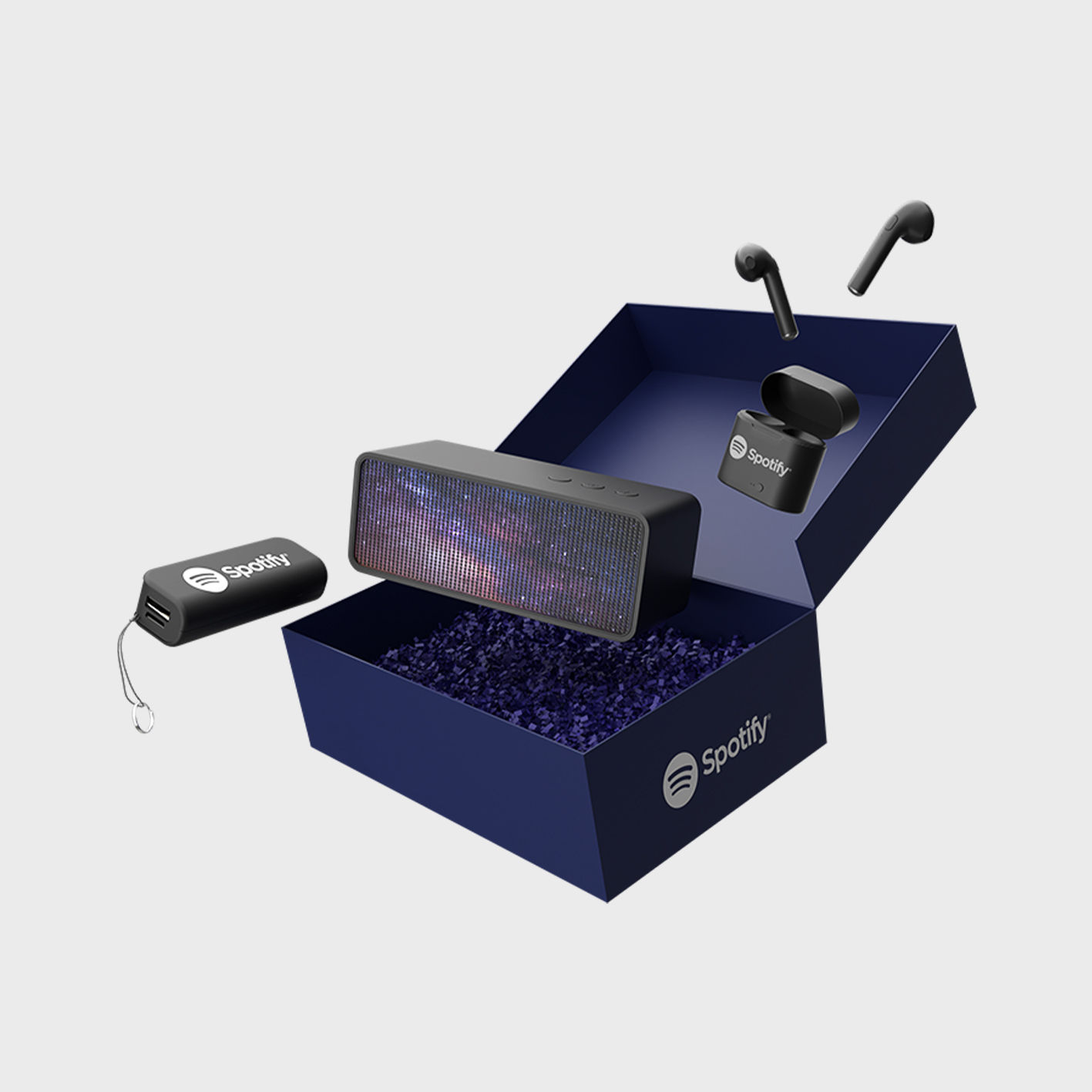 An image of a tech client holiday gift box that you can customize and add your logo to