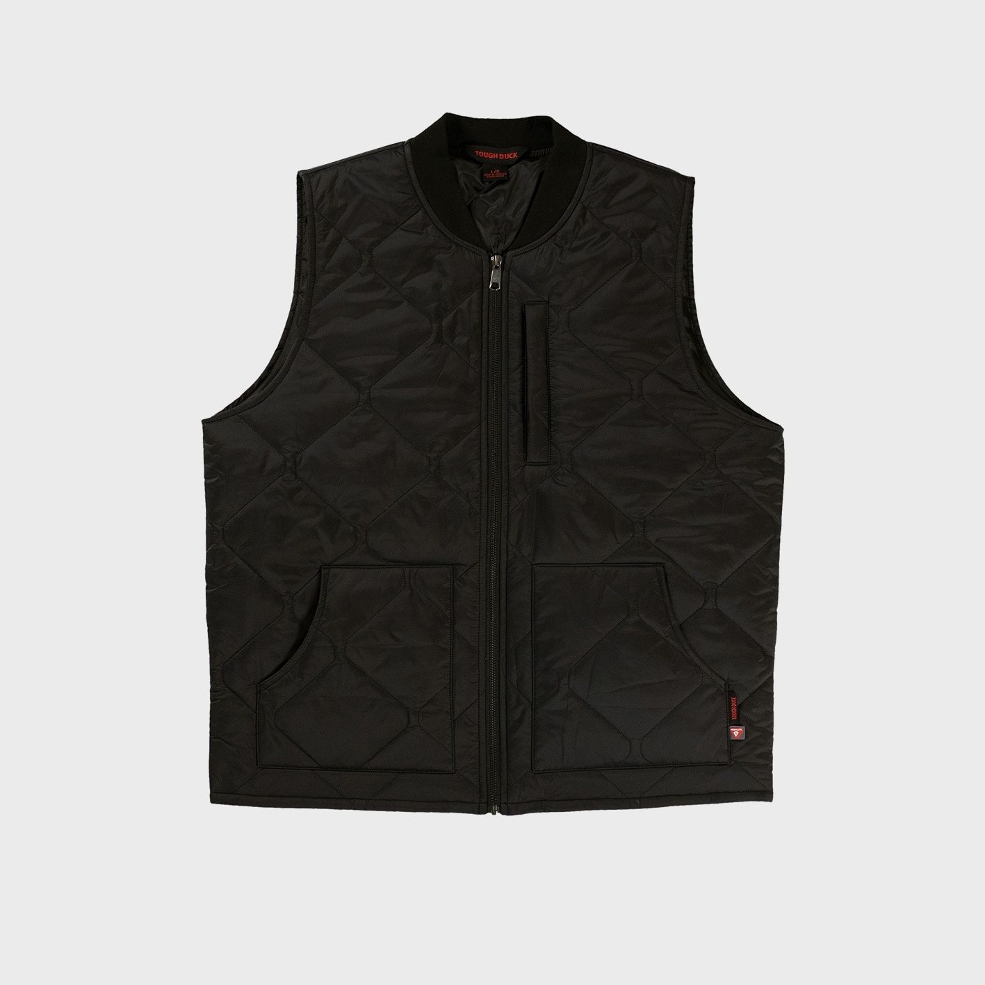 An image of custom Tough Duck vests that you can print your logo on!