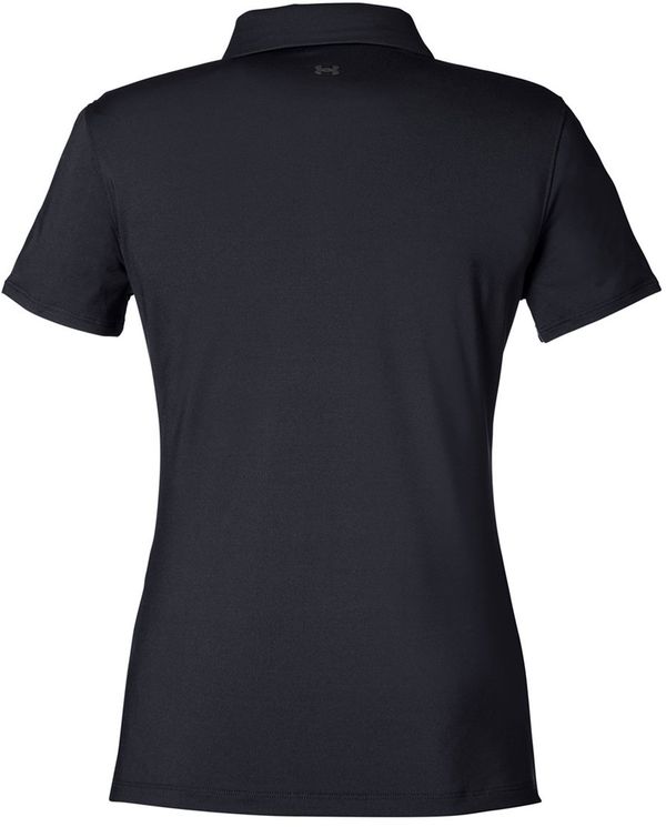 An image of a Custom Under Armour Ladies Recycled Polo in Black!