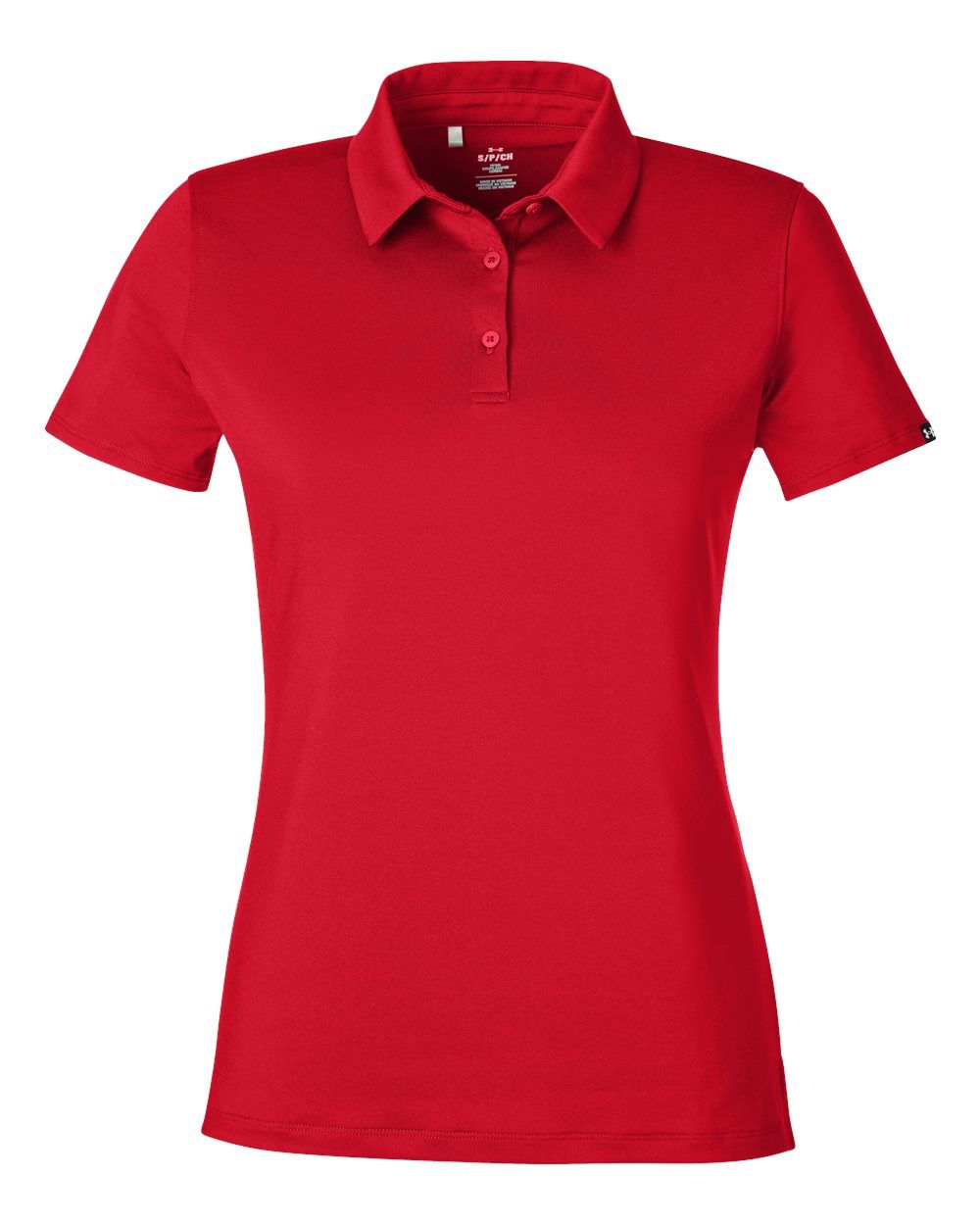 Under Armour Ladies Recycled Polo in Red