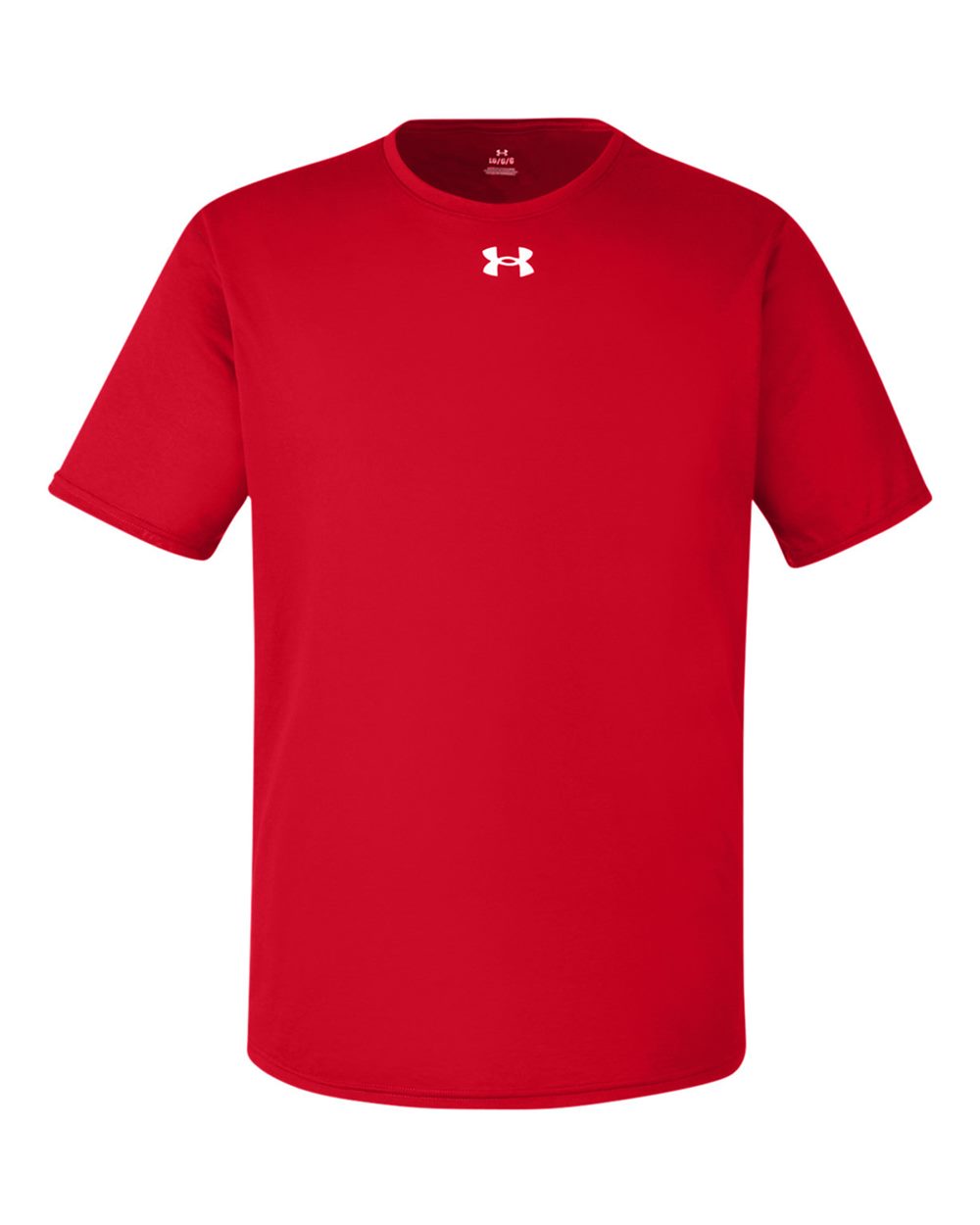 Under Armour Men's Team Tech T Shirt in Red/white
