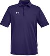 Am image of a Custom Under Armour Men's Tech™ Polo in Purple/White!