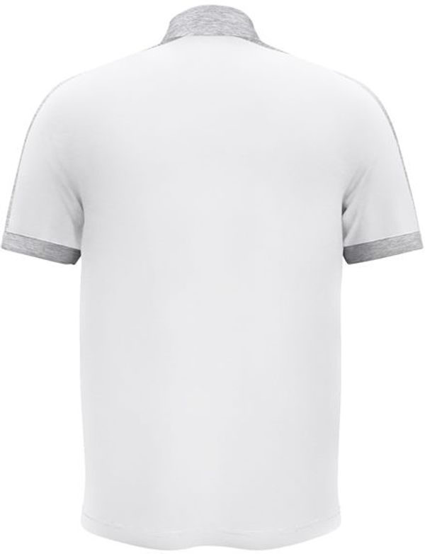 An image of a Custom Under Armour Men's Trophy Level Polo in White/Mod Grey!