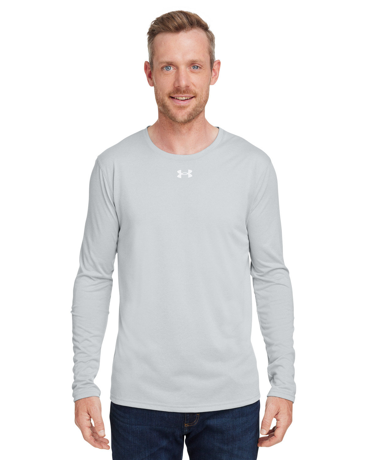 Custom Under Armour Men s Team Tech Long Sleeve T Shirt Coastal Reign