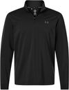 Am image of a Custom Under Armour Mens Drive Quarter Zip Pullover in Black/Castlerock!