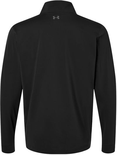 Am image of a Custom Under Armour Mens Drive Quarter Zip Pullover in Black/Castlerock!