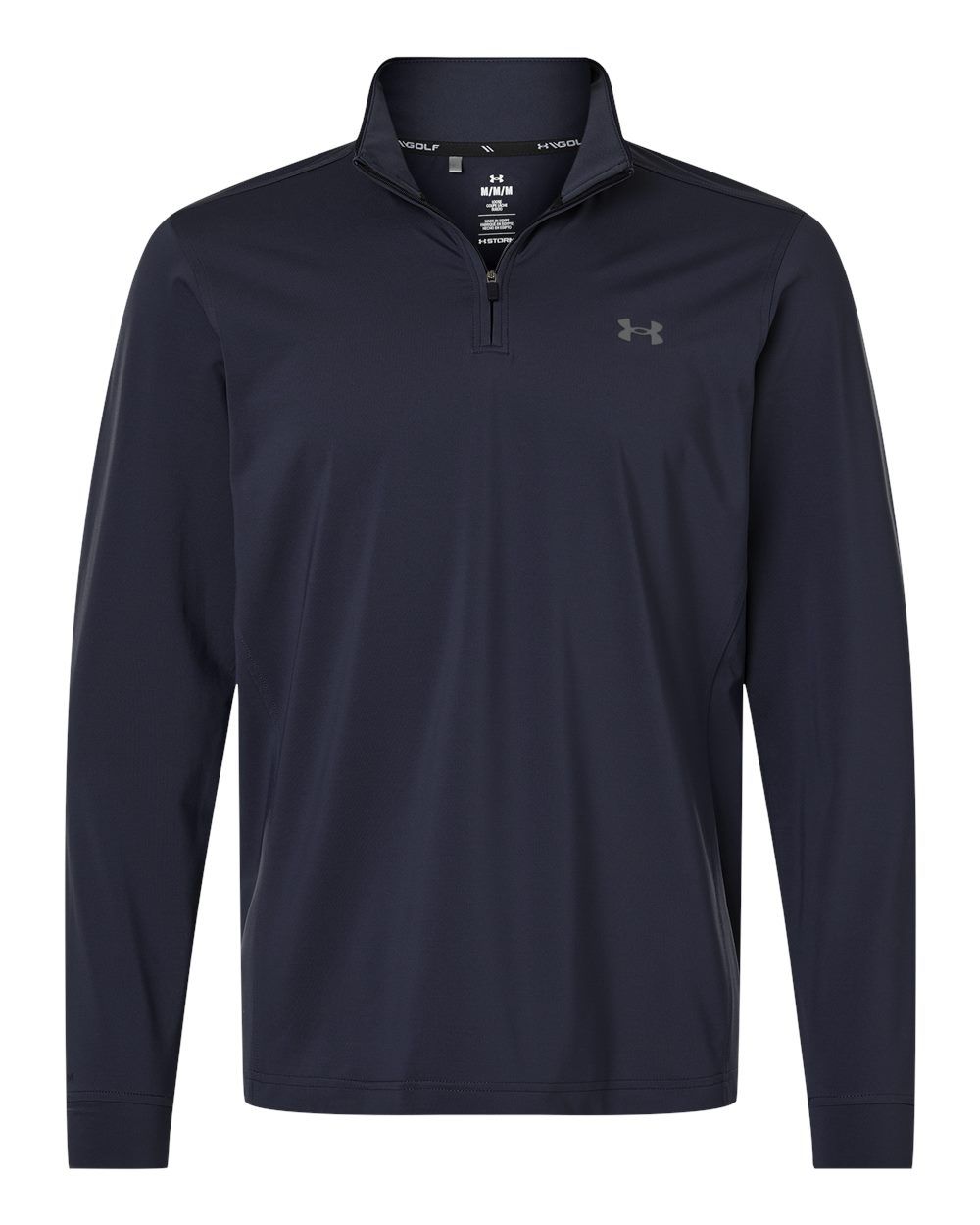 Under Armour Mens Drive Quarter Zip Pullover in Midnight Navy/ Castlerock