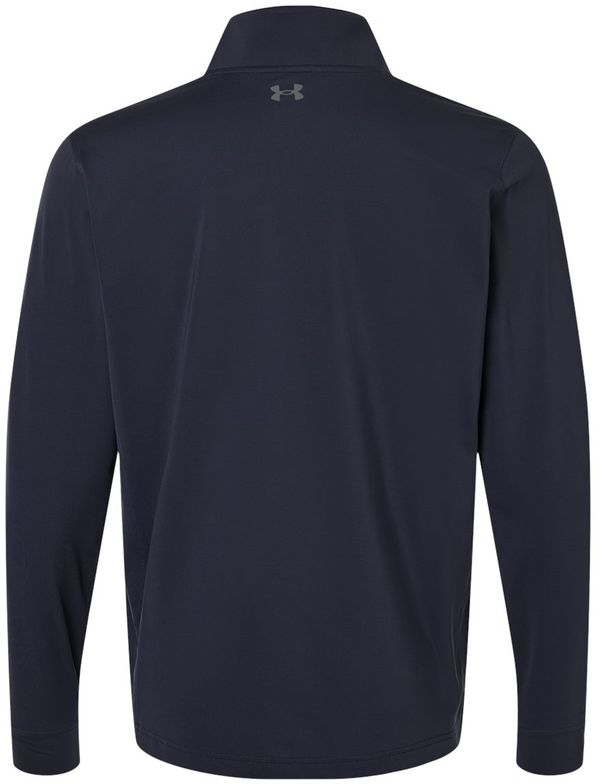 Am image of a Custom Under Armour Mens Drive Quarter Zip Pullover in Midnight Navy/ Castlerock!