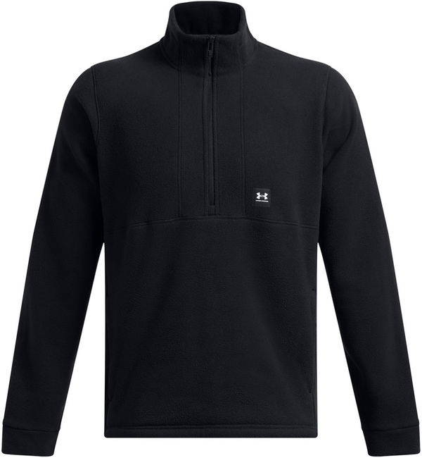 Am image of a Custom Under Armour Mens Expanse Fleece Half Zip in Black!