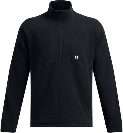 Am image of a Custom Under Armour Mens Expanse Fleece Half Zip in Black!