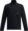 Am image of a Custom Under Armour Mens Expanse Fleece Half Zip in Black!