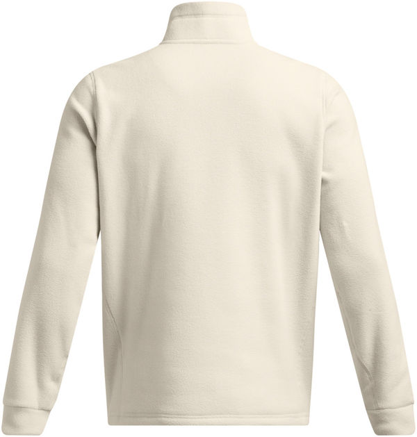 Am image of a Custom Under Armour Mens Expanse Fleece Half Zip in Sum White!