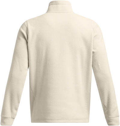 Am image of a Custom Under Armour Mens Expanse Fleece Half Zip in Sum White!