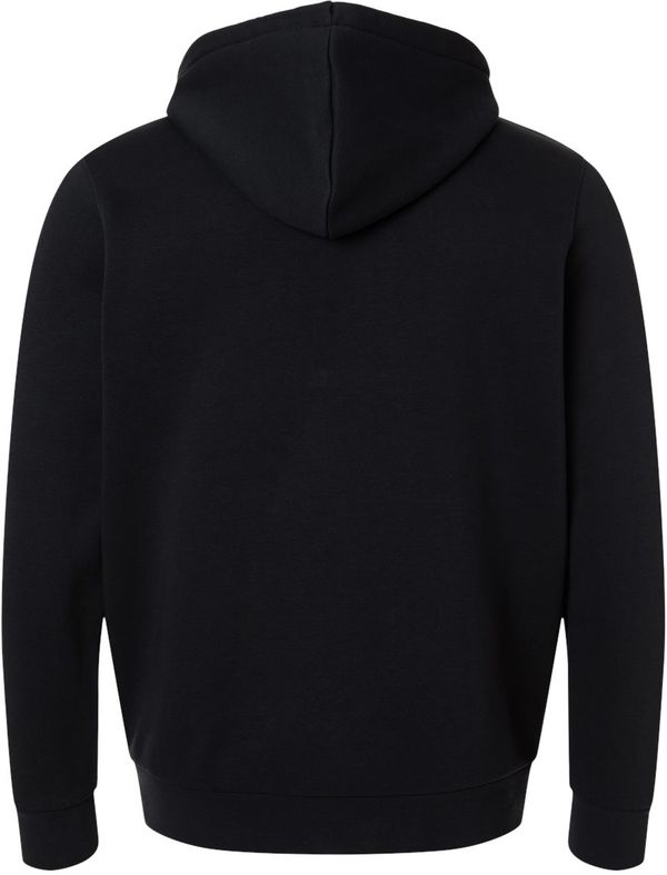 An image of a Custom Under Armour Mens Icon Fleece Hooded Full Zip in Black/white!