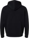 An image of a Custom Under Armour Mens Icon Fleece Hooded Full Zip in Black/white!