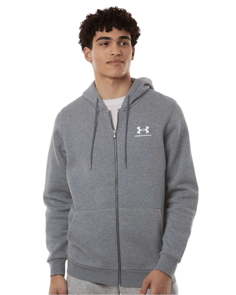 Under Armour Mens Icon Fleece Hooded Full Zip