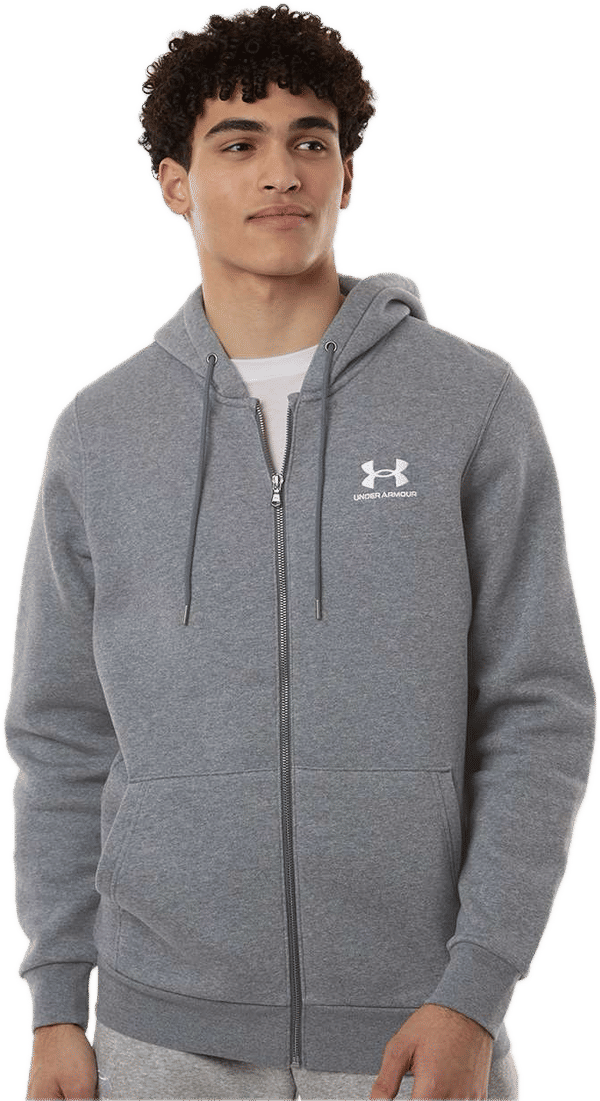An image of a Custom Under Armour Mens Icon Fleece Hooded Full Zip!