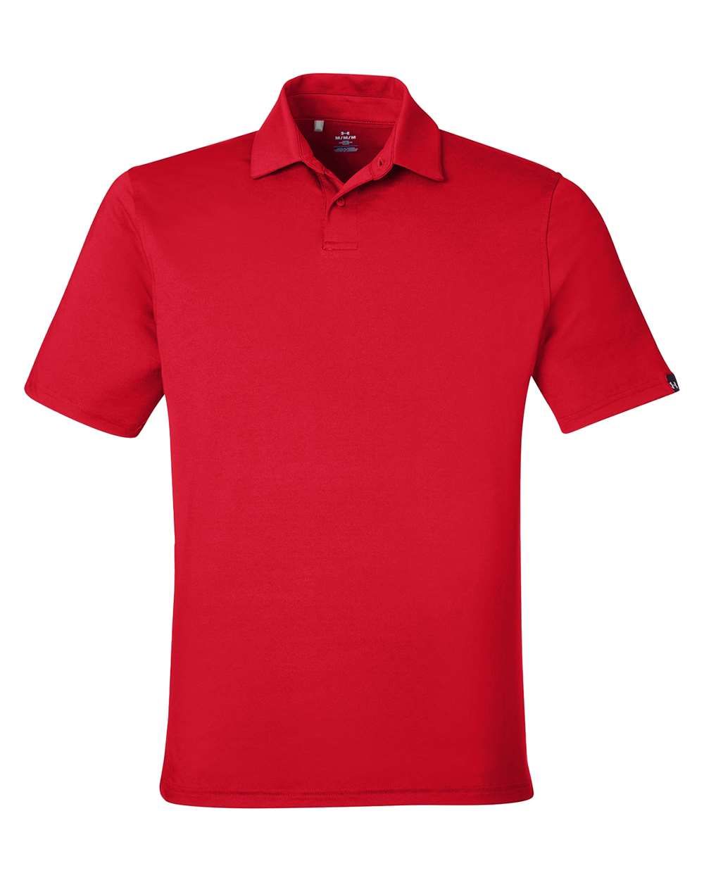 Under Armour Mens Recycled Polo in Red