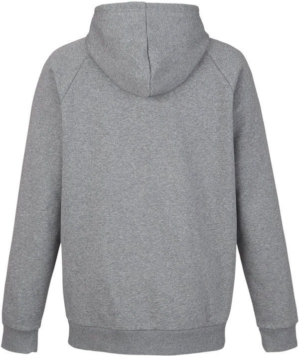 Am image of a Custom Under Armour Mens Rival Fleece Full Zip in Gray/White!