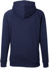 Am image of a Custom Under Armour Mens Rival Fleece Full Zip in Mid Navy/White!