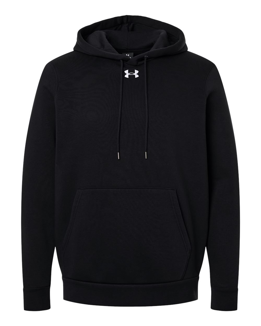 Under Armour Mens Team Icon Fleece Hooded Sweatshirt in Black/White