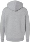 An image of a Custom Under Armour Mens Team Icon Fleece Hooded Sweatshirt in Mod Grey Light Heather/ White!